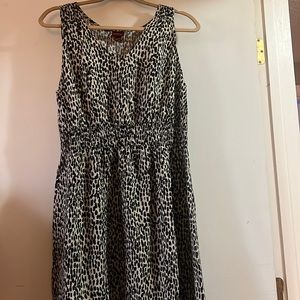 Animal print dress